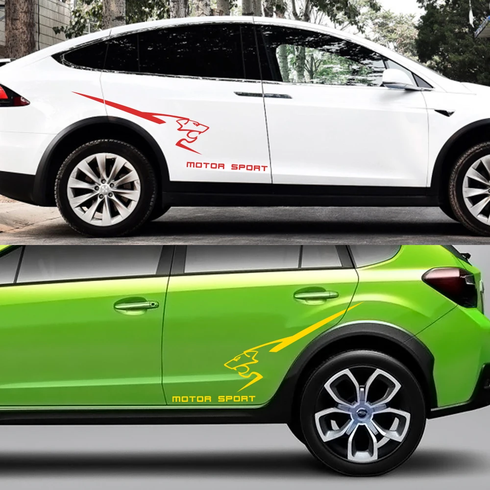 Autocollant Tuning Peugeot 208 - Sticker "down-out Dub" Pré-découpé - Décoration Auto/moto - Neuf