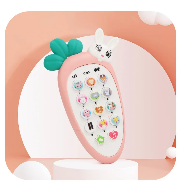 Kids Cartoon Music Mobile Phone Toys Girl Boy Phone Baby Child