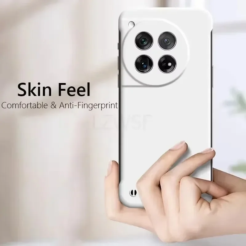Frameless Slim Matte Hard Back Shockproof Case