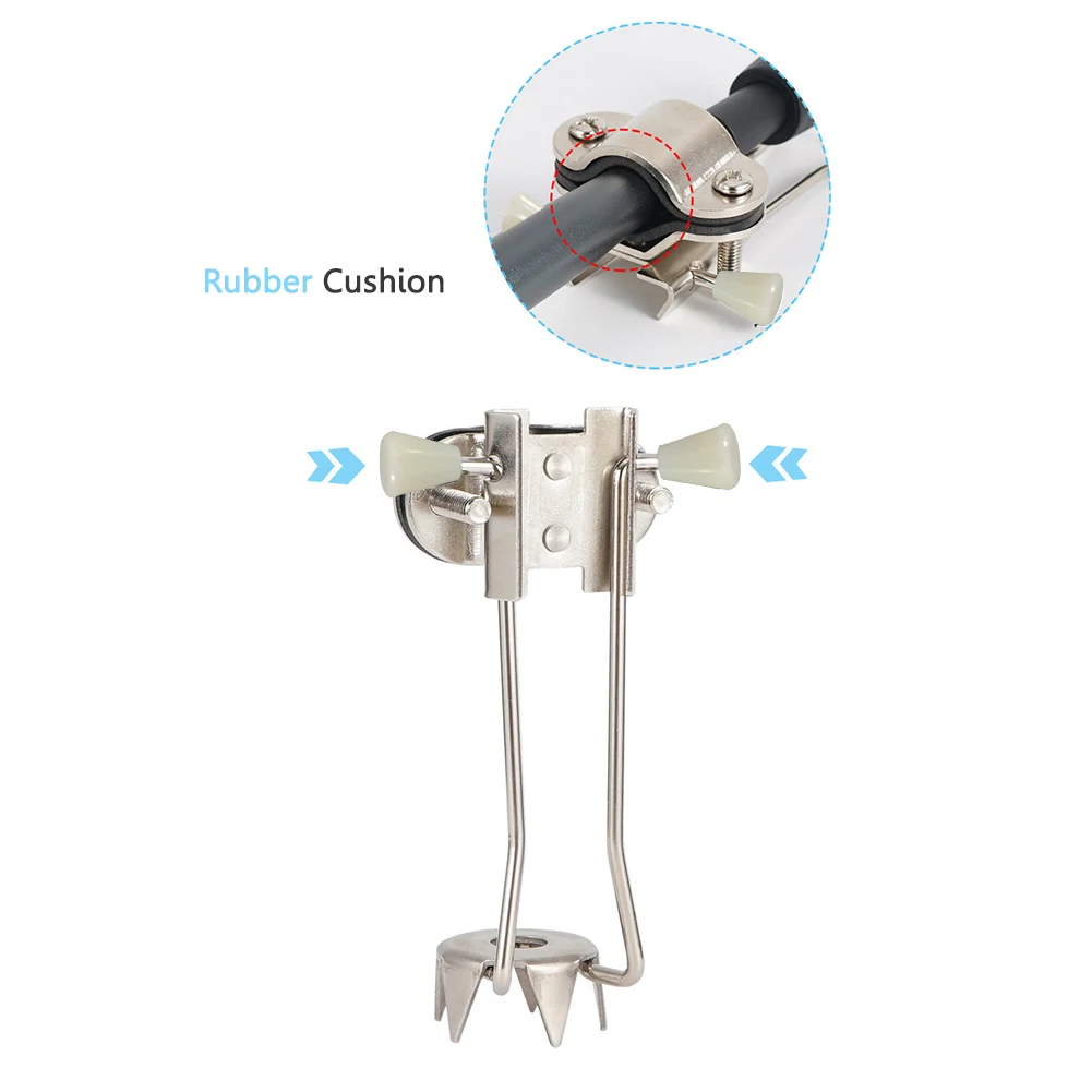 Stainless Steel Ice Tips Anti Skid Climbing Cane for Winter Hiking