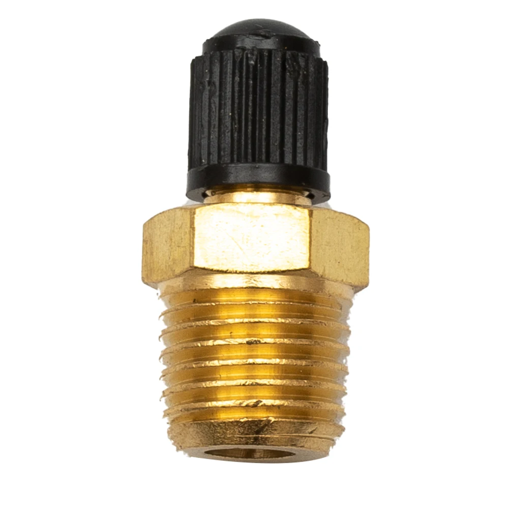 

Fldjfldfkldflckel Plated Brass Air Compressor Tank Fill Valve With Male NPT Standard Thread Core Auto Part Acces
