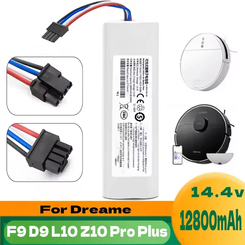 100% Original Battery for Dreame Robot Vacuum Mop Cleaner D9 F9 L10 L10 ...