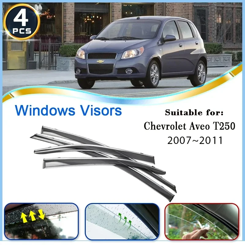 Zijwindschermen CHEVROLET AVEO / KALOS Sedan (T250, T255) | 2005.03-heden