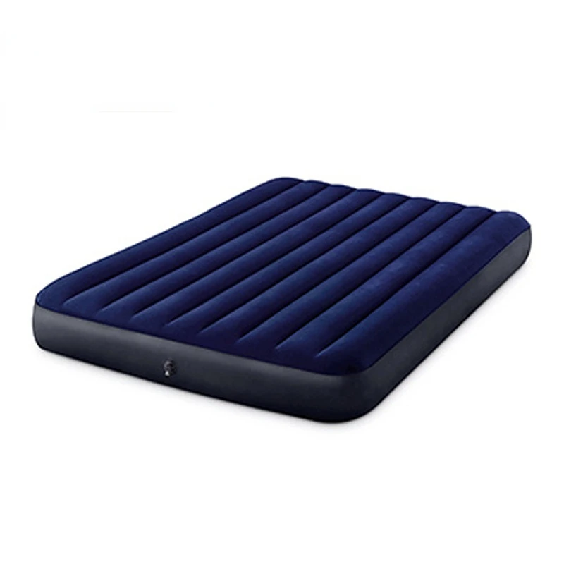 Inflatable Bed Home Outdoor Single and Double Air Mattress Increase Thick Blue Folding Convenient Mattress Multifunction Beds