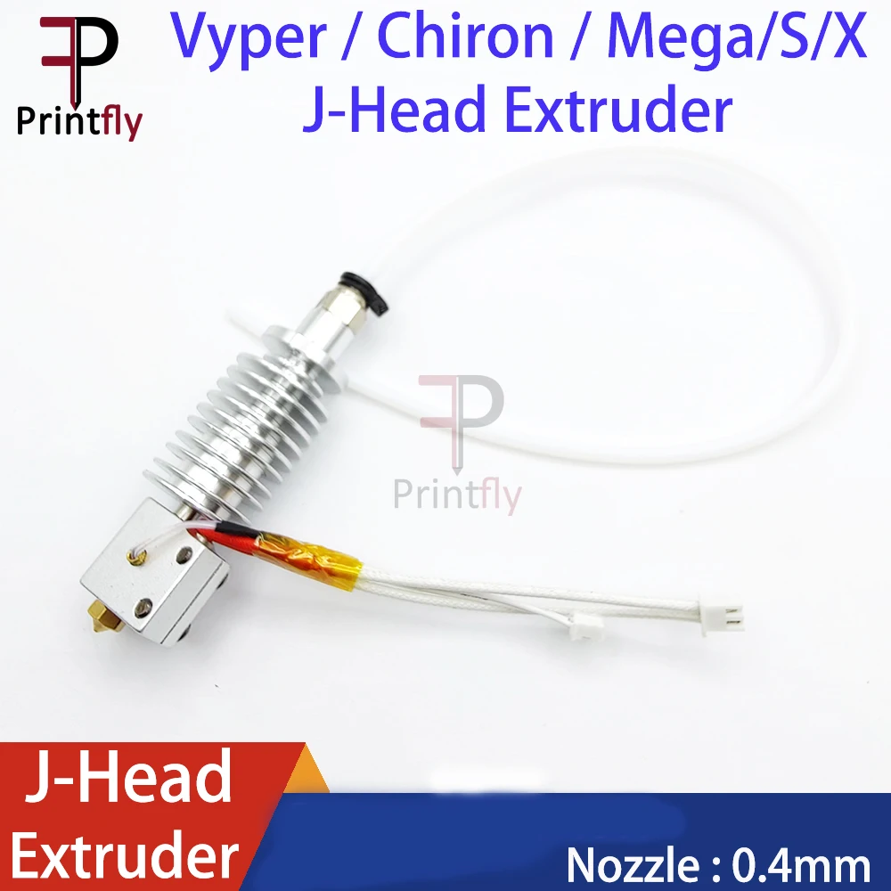 Anycubic Vyper Mega/S/X Chiron Hotend 40W Extruder Heat Block 3D Printer Parts 0.4mm Hot End Extrusion Kit