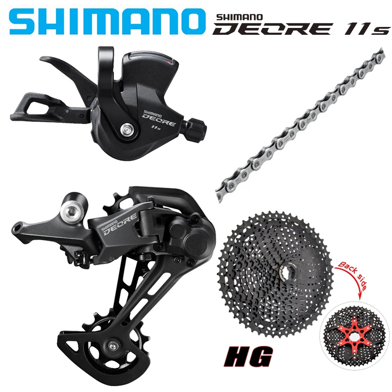 SHIMANO DEORE M5100 1X11 Speed Groupset RAPIDFIRE PLUS Leva Del Cambio Deragliatore Posteriore Sunshine MTB Bike Cassette 46T 50T 52T