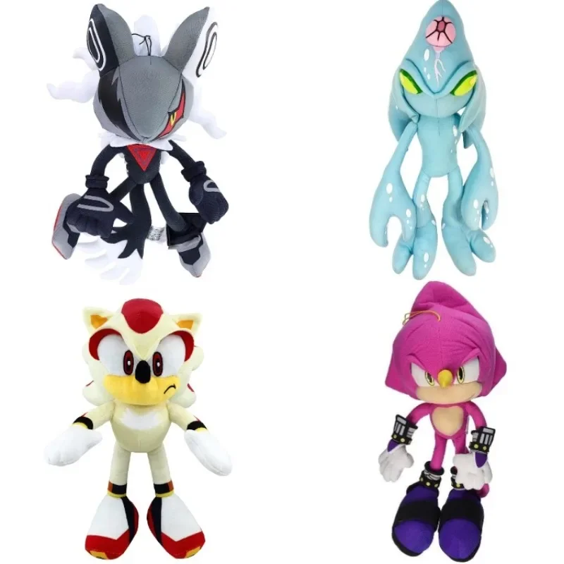 Cartoon Anime Super Sonics Toy Doll Infinite Shadow The Hedgehog Lovely Graffiti Printing Children Toy Movies Regali Di Natale