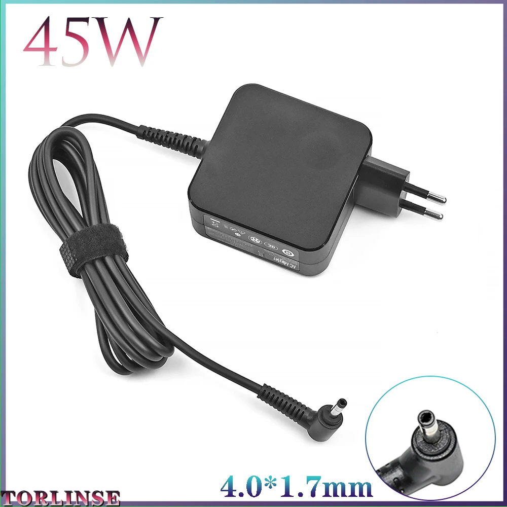 Adaptador de Alimentação Portátil para Lenovo Ideapad Carregador ac 20v 2.25a 45w 40×17 Milímetros Adl45wcc 100s 100s Yoga 510