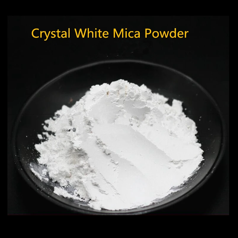 Dofuny 50g Soap Dye Nail Glitter Decoration Bright Crystal White Mica