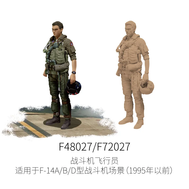 ミリタリーフィギュア 1/10 レジン製（ケース付） パイロットレジンのミニチュアフィギュア,日曜大工の塗装キット,銀河,F
