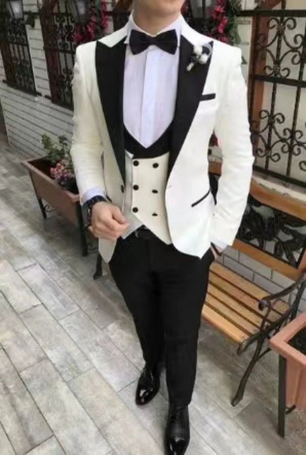 

Ehioe 2023 New Custom Made Men Suits Olive Green Groom Tuxedo Notch Lapel Groomsmen Wedding Best Man 3 Pieces(Jacket+Pants+Vest)