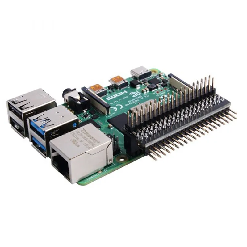 라즈베리 파이 직각 엣지 GPIO 커넥터 GPIO 헤더 확장기 (파이 5, 4B, 3B+, 3B, 제로 2, W, 오렌지 파이, 바나나 파이용)