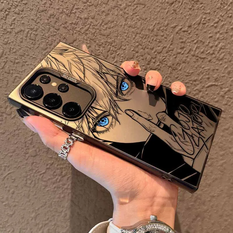 Gojo Satoru Signature Colorful Phone Case Cover