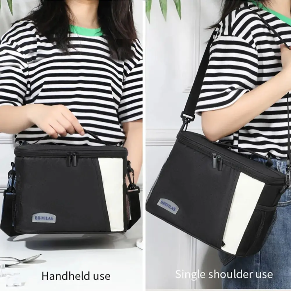 Insulated Reusable Lunch Bag with Adjustable Shoulder Strap