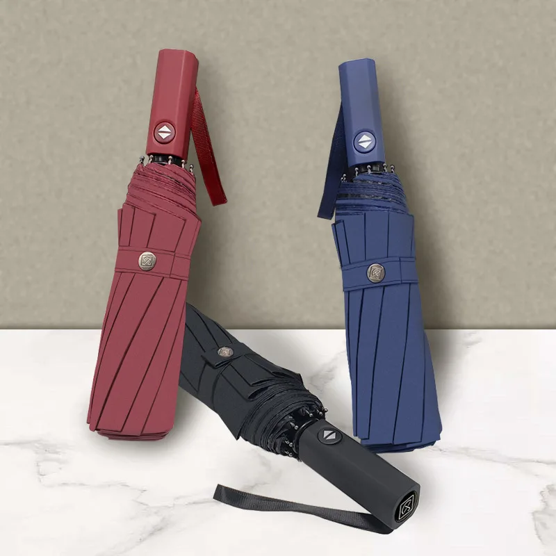 Men's and Women's Business Ten-bone Fully Automatic Umbrella Folding Sun Umbrella