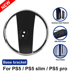 Premium Metal Stand for PlayStation 5 Console with Secure Screw Attachment (NEW - Black)