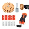 Car Pneumatic Rubber Eraser Wheel Pad Disk Decal Remover Eraser Wheel Auto Glue Sticker Paint Cleaner Car Polish Auxiliary Tool 1