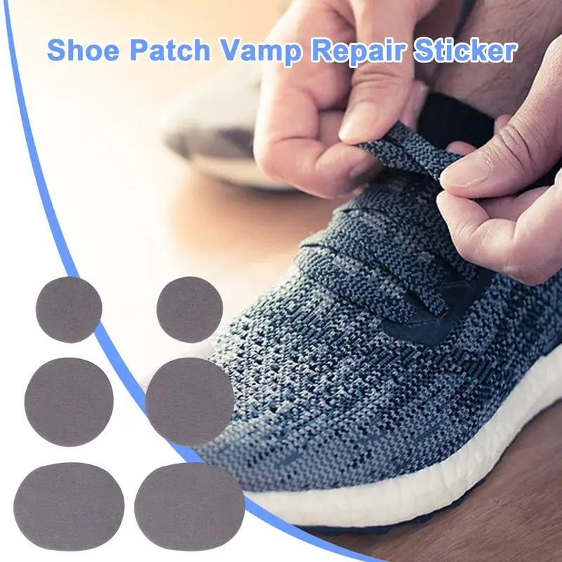 Shoe Patches for Holes Anti-Wear Adhesive Toe Hole Repair Patches Footwear Repair Supplies for Sneakers Cloth Shoes Belts High