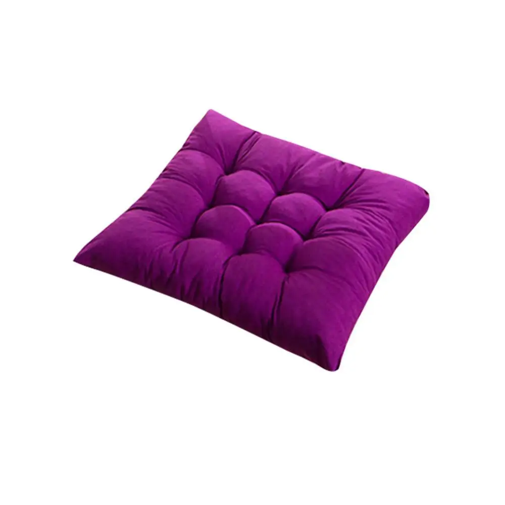 Square Solid Color Cushion Soft Hot selling 40x40cm Thicken Seat