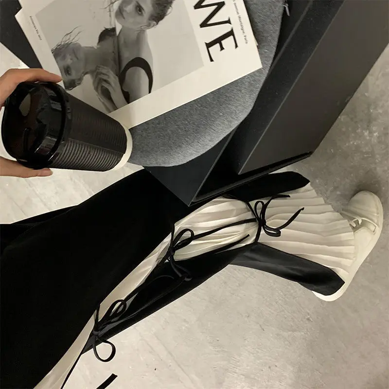 

Wide-leg Pants Women's High-waisted Loose Mopping Vertical Tube Casual Pants Slim Pants Women's Autumn Explosion Trend Ins