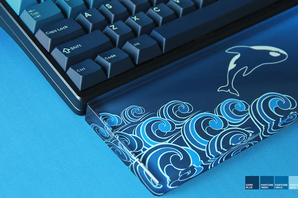 Domikey X iNKY Silent Sea Cherry Profile keycaps for mx stem