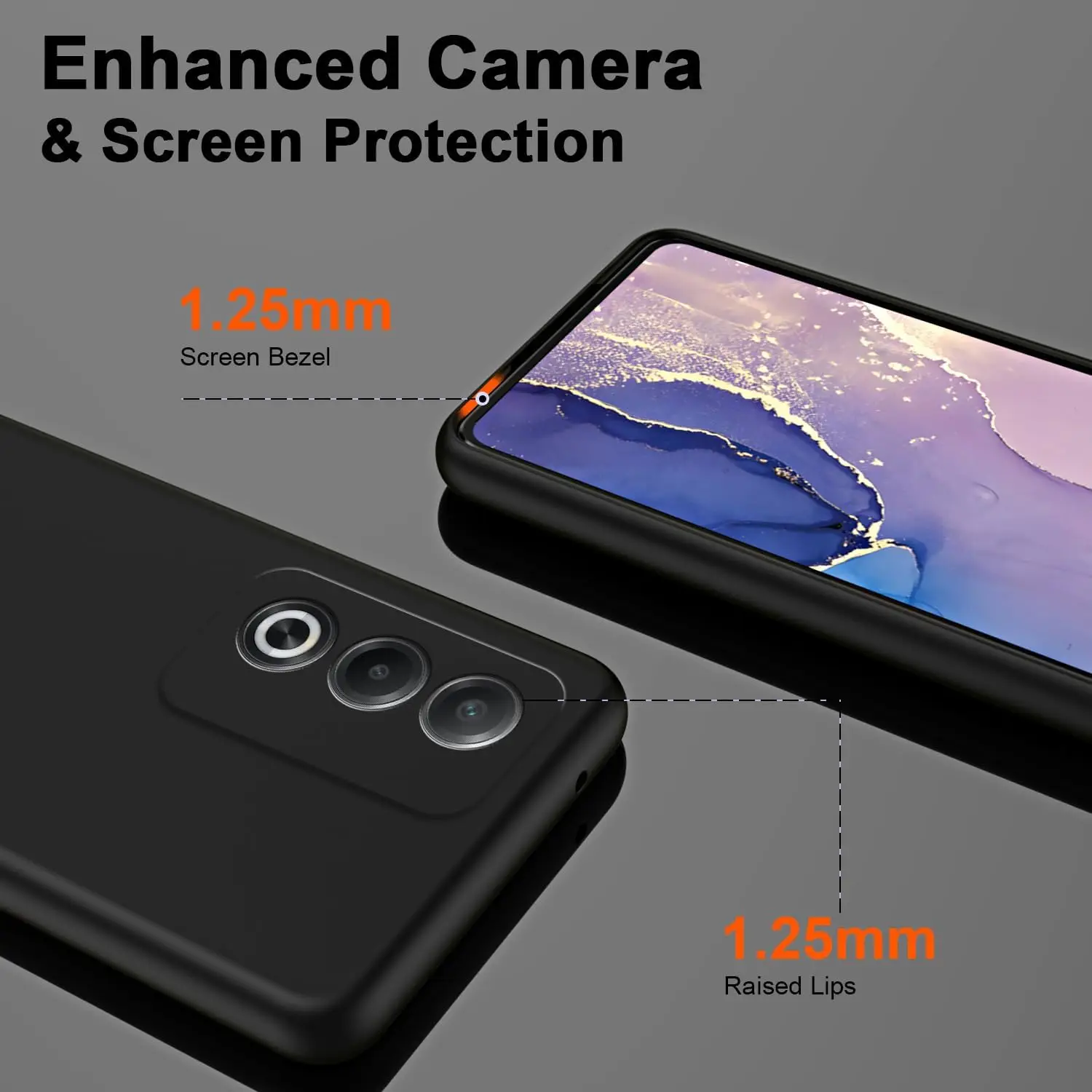 Flexible Liquid Silicone TPU Protective Phone Case Cover Shell