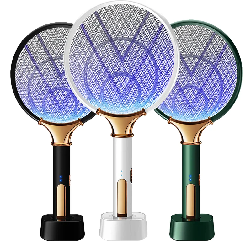Ricaricabile Elettrico Mosquito Racket Killer Electric Fly Swatter Friggitrice Mosche Cordless Battery Power Bug Zapper Insetti Racchetta