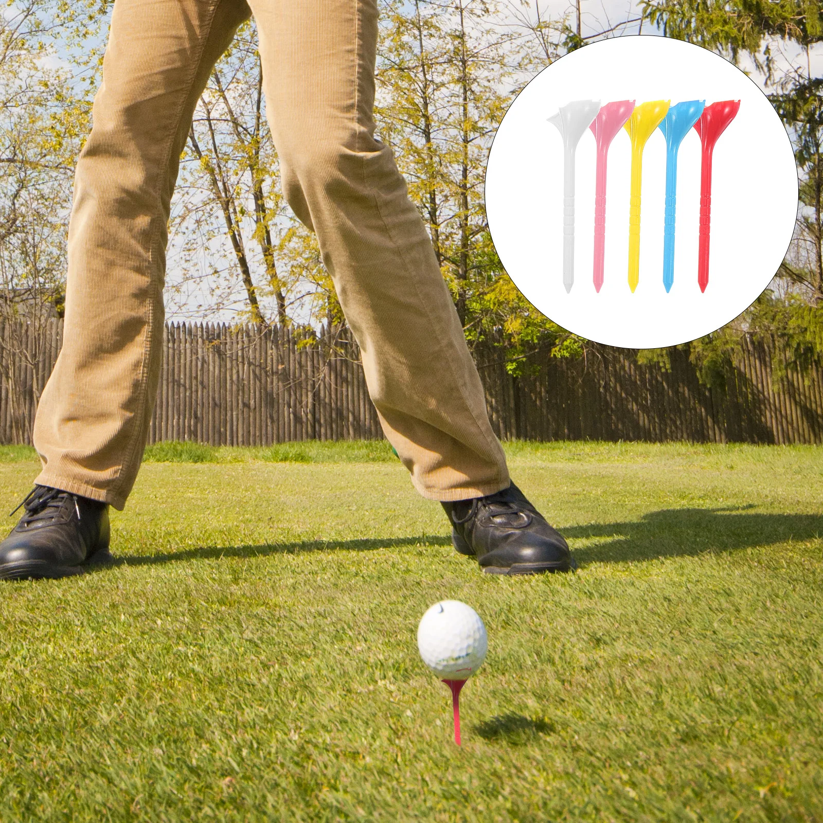 5 шт., Пластиковые Мячи для гольфа