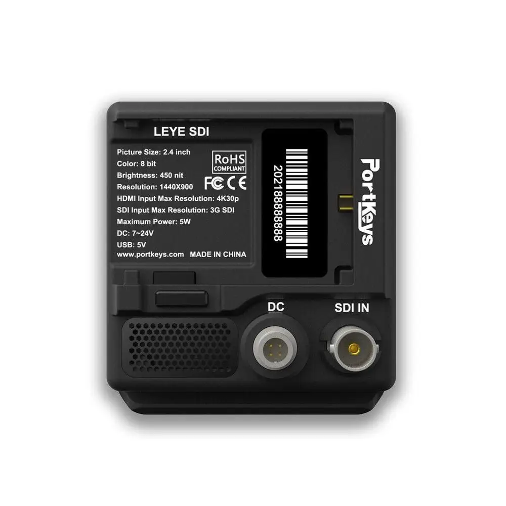 PortKeys LEYE III/SDI 4K Electronic Viewfinder with 2.4 inch LCD 3D LUT EVF Scre