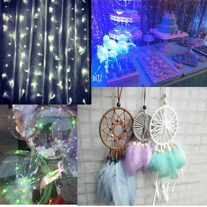 400 PCS Plumes Dorées Naturelles, 6-12cm Plumes Décoratives Luxueuses Pour Loisirs Créatifs, Mariage, Éclatantes Décoration De Fête, Attrape-Rêves & Accessoires De Coiffure