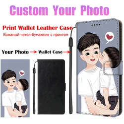 Personalized Leather Flip Case with Custom Photo Print - Samsung S21 FE (Custom photo case)