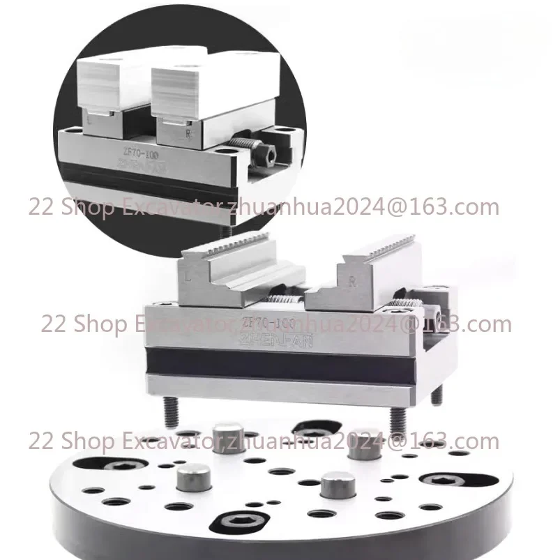CNC Four Axis and Five Axis Special Fixture CNC Self Centering Vise Multi Station Centering Fixture Concentric Flat Nose Pliers 3