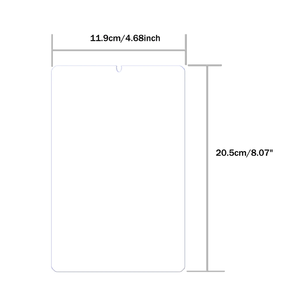 Premium HD Clear Tempered Glass Screen Protector 2-Pack