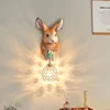 86LIGHT Contemporary Rabbit Wall Lamp Creative Living Room Bedroom Study Villa Hotel Children's Room Aisle LED Decoration Light 3