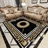 European Light Luxury Marble Carpet Living Room Decor Soft Comfortable Sofa Home Bedroom Rugs Washable Balcony Coffee Table Mat 3