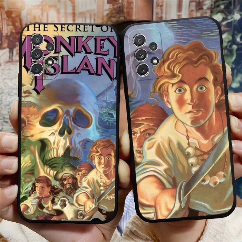 The Secret Of Monkey Island Custodia Per Telefono Funda Per Samsung S22 S21 S30 S20 S9 S10 S8 S7 S6 Pro Plus Edge Ultra Fe Silicone Soft