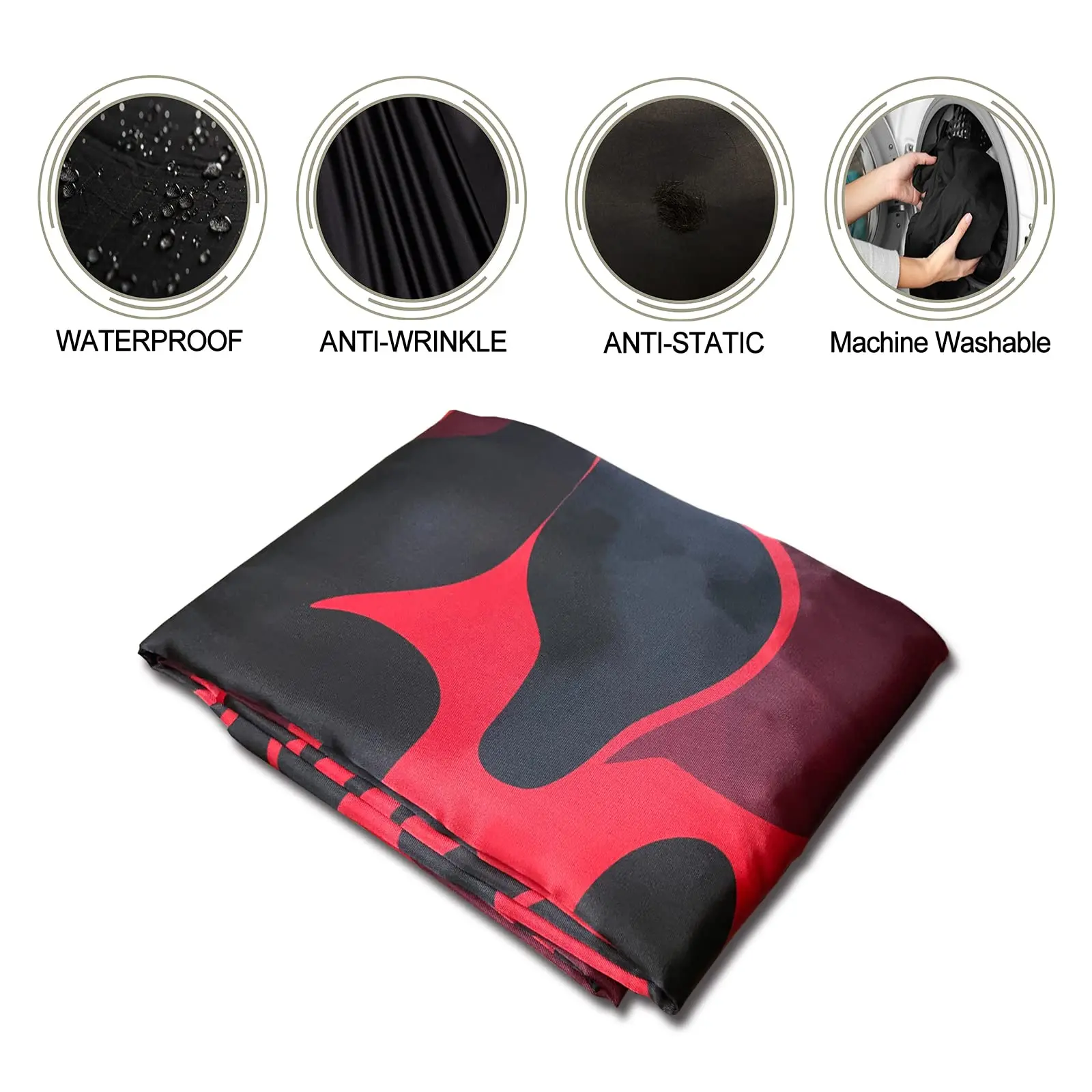 Barber Haircut Cloth Camouflage Salon Gown Adjustable Closure Hairdressing Apron Antistatic Hairdresser Capes Barbershop Tools 3
