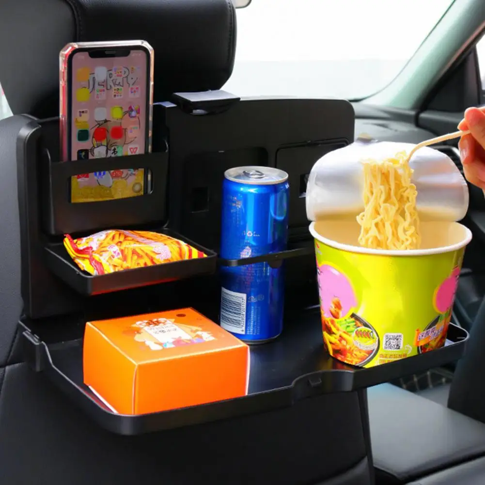 

Back Seat Table Exquisite Wear-resistant Fine Workmanship Multi-function Car Rear Seat Dining Table Car Accessory