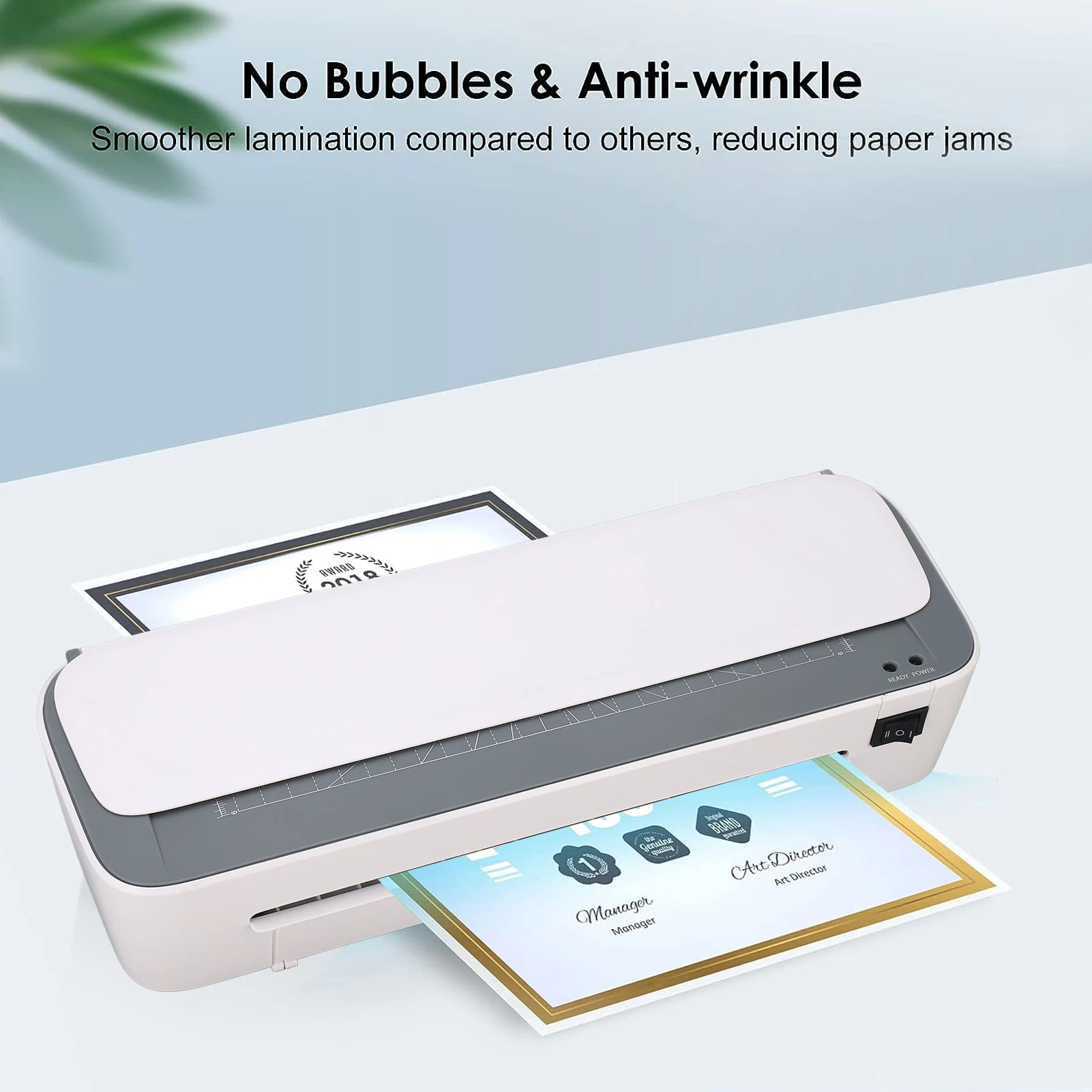 【New】A4 Laminator Machine Time Saving Safe Prevent Bubbles 4 in 1 Thermal Laminator Machine Strong w/ Corner Rounder for School