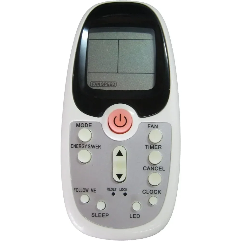 10,000 BTU Window-Mounted Air Conditioner with Follow Me LCD Remote Control, White