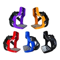 Horse Riding Safety Stirrups Flexible Die-Cast Aluminum Saddle with Net Cover Pedal Non-slip Horse Saddle Pedal Horse equipment 1
