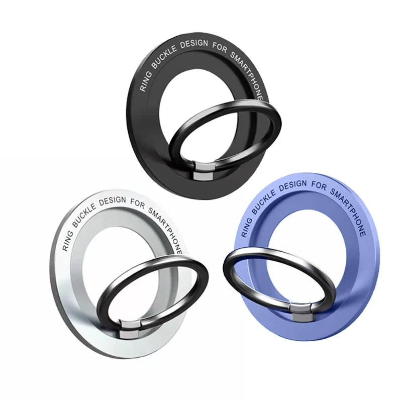 아이폰용 마그네틱 링 거치대, 조절 가능한 핑거 링 지지대 브래킷, MagSafe 액세서리, 2024 신제품