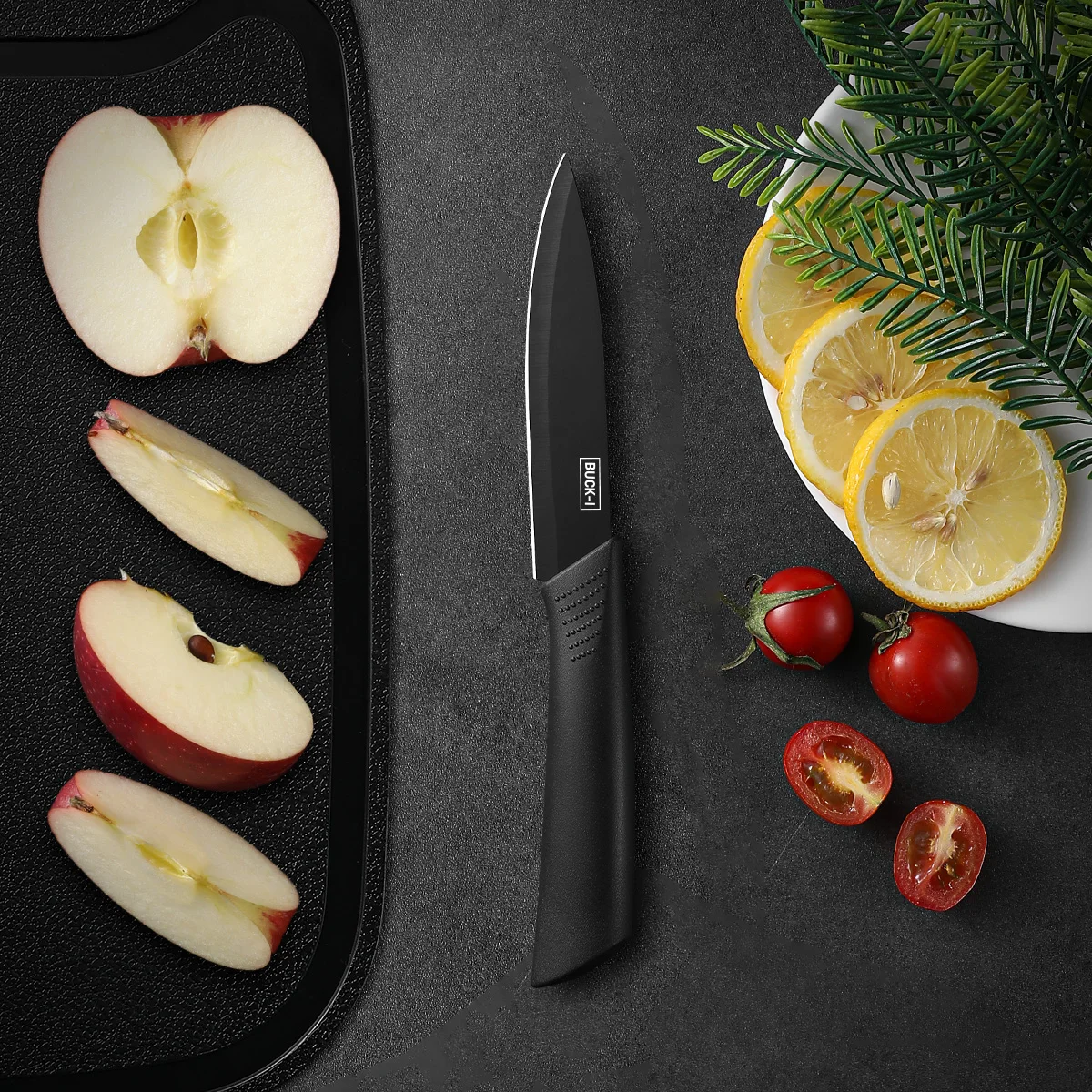 Stainless Steel Kitchen Knives 3pcs-set Household Fruit Knives Tool Sets Cutting Knives Knife Covers