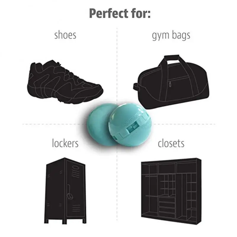 Odor Eliminator Shoe Drying Deodorizer Balls For Removing Foot Odors From Shoes Adjustable Switch Shoe Smell Remover