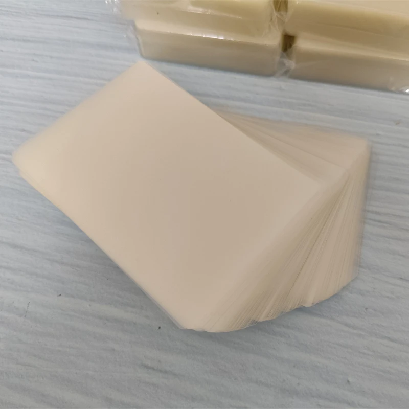 Mini Thermal Laminating Pouch 500pcs 3" 95x66mm 100 Mic Clear Laminate Sheets Photo Protect Cover Film For Lamination Writer