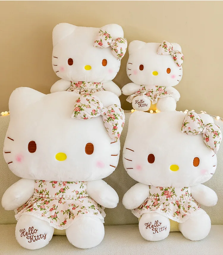 Hello Kitty Plush Toy Kawaii Plushie Stuffed Plush Animals Doll Pillow Gift Girl