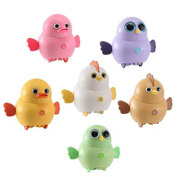Cute Style Swing Duck Chicken Squad Can Fixed-point Winding Sleek Design For Baby Home Decoration Accessories Animal Miniatures tanie i dobre opinie CN (pochodzenie) MATERNITY W wieku 0-6m 7-12m 13-24m 25-36m 4-6y 7-12y 12 + y Kids Toy Zwierzęta i Natura Do jazdy Fantasy i sci-fi