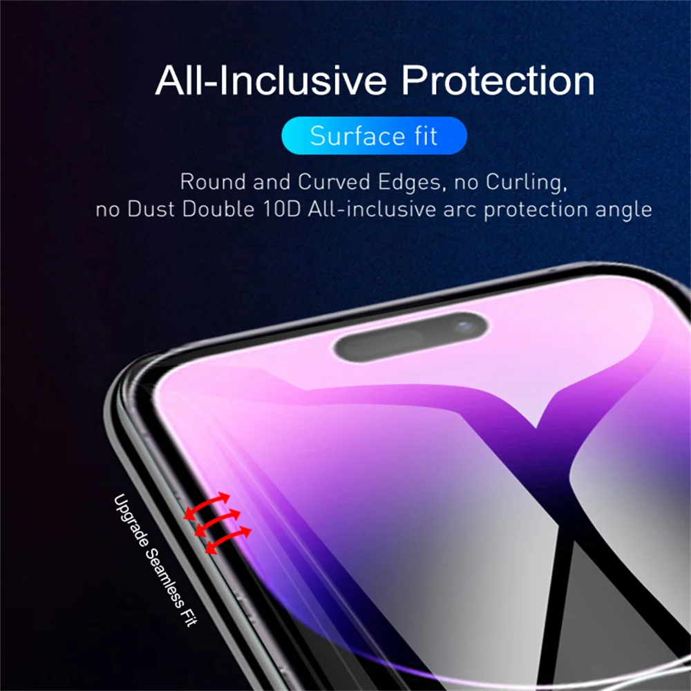 Film de protection en verre trempé pour iPhone 13 Pro Max/iPhone 14 Plus