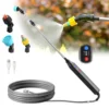 VAXMAY Battery Sprayer Wand 5M Electric Sprayer Telescopic Wand with Battery Indicator 16.4FT Hose Rechargeable Spray Wand 1