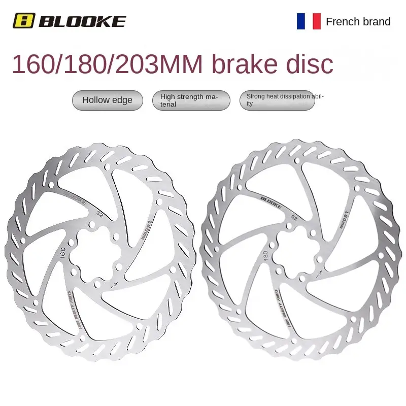 

BLOKE Bicycle Disc Brake Rotor Double Piston Oil Brake MT200 Mountain Bike Brake Anode Integrated Oil Cylinder Hydraulic Disc Dr